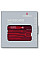 Набір Victorinox Swisscard 82х54х4мм/10функ/прозорий червоний