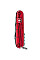 Ніж Victorinox Huntsman 91мм/15функ/прозорий червоний