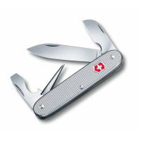 Нож Victorinox Electrician 93мм/7функ/рифл/серебряный