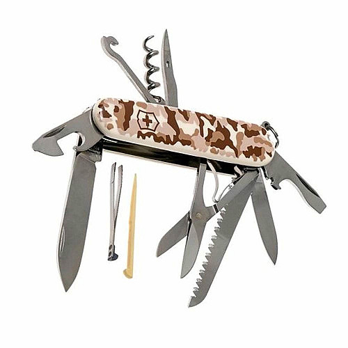 Ніж Victorinox Huntsman 91мм/15функ/камуфляжний, бежевий
