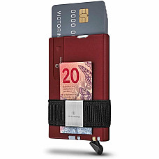 Картка-мультитул з картхолдером Victorinox Smartcard Wallet Iconic Red 104х65х17мм/10функ/червона
