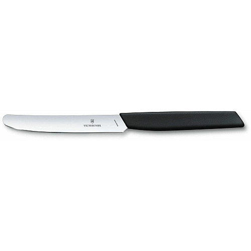 Кухонный нож Victorinox Swiss Modern Table 6.9003.11, 11 см, с черн. ручкой