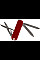 Ніж Victorinox Wenger 65 мм/7 функцій/червоний