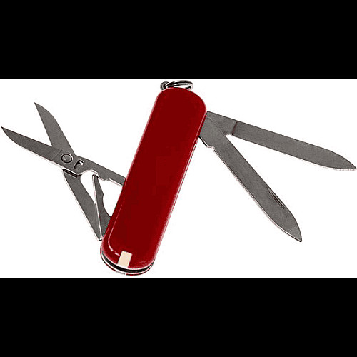 Ніж Victorinox Wenger 65 мм/7 функцій/червоний