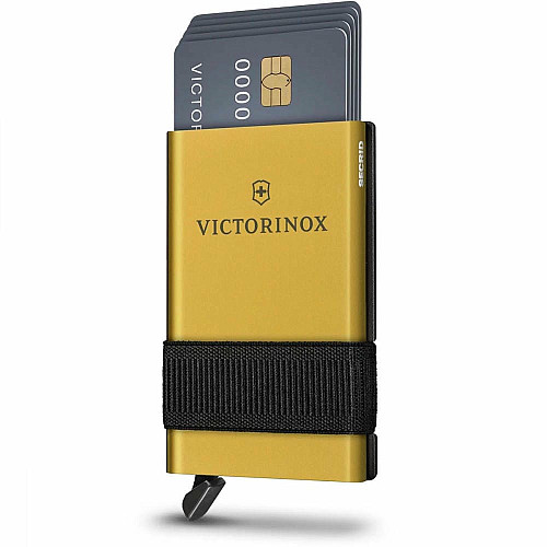 Карта-мультитул с картхолдером Victorinox Smartcard Wallet Delightful Gold 104х65х17мм/10функ/золота