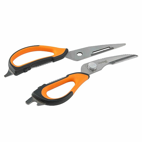 Ножиці для кухні та туризму, MULTIFUNCTION 7в1, 225 мм , HOME & GARAGE, DIY-SC502/225-B