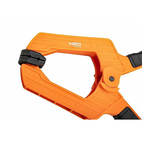 Струбцина Neo Tools, зажим пружинный, пластик, 100мм