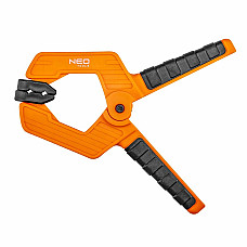 Струбцина Neo Tools, затискач пружинний, пластик, 50мм