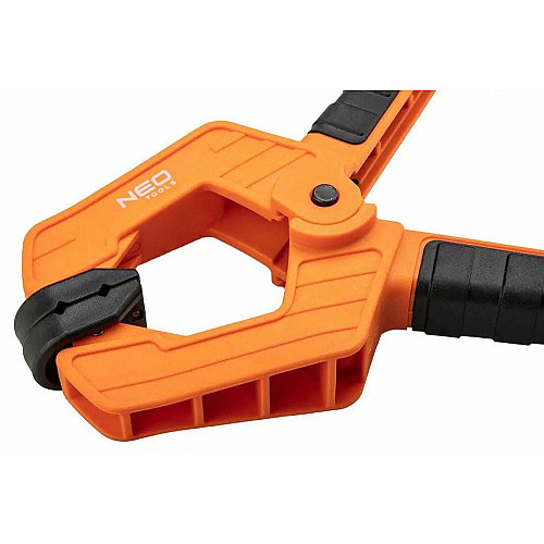 Струбцина Neo Tools, зажим пружинный, пластик, 100мм