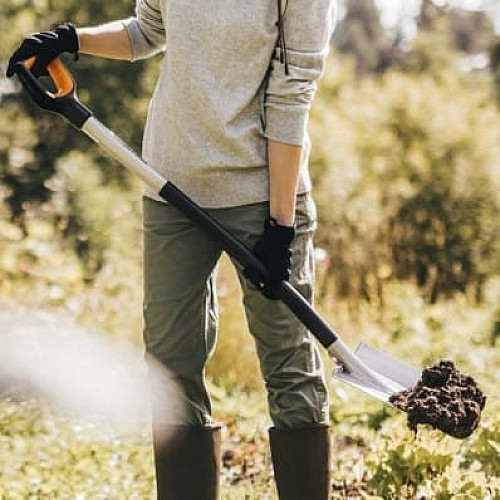 Лопата штикова округла Fiskars Xact™ (1066729)