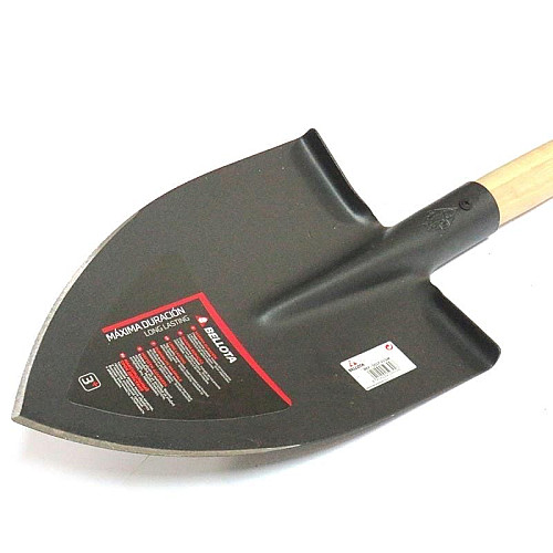 Лопата штикова садова Bellota 5557-23SM ML.B з живцем 220х300 мм