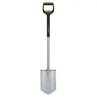 Лопата Fiskars Xact із закругленим лезом телескопічна (1066732)