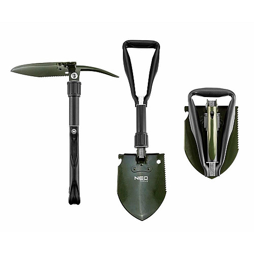Лопата складана Neo Tools, 5в1, 0.85кг, чохол