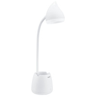 Лампа настільна з акумулятором Philips Hat 4.5Вт 3000/4000/5700K 1800мАг USB-A білий