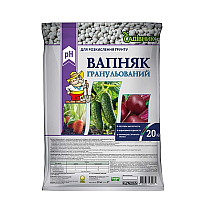 Вапняк гранульований (розкислювач грунту) Садівник 20 кг