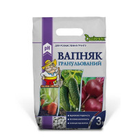 Известняк гранулированный (раскислитель грунта) Садовник 3 кг