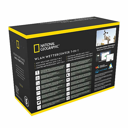 Метеостанция National Geographic WIFI Color Weather Center 7-in-1 Sensor (9080600)