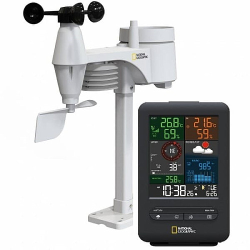 Метеостанция National Geographic Weather Center 5-in-1 256 colour Black (9080500)