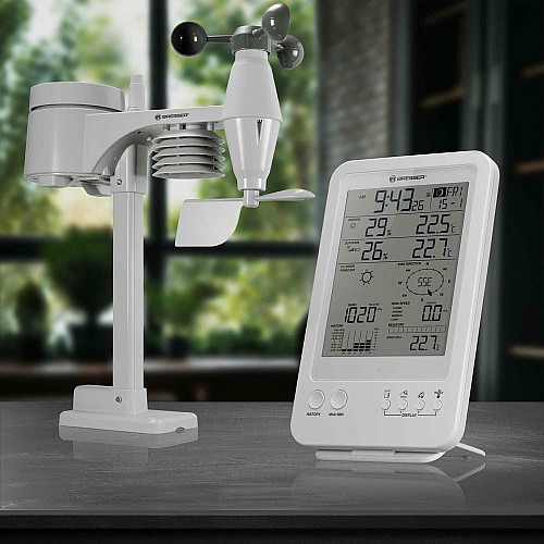 Метеостанция Bresser Weather Center 5-in-1 White (7002511)