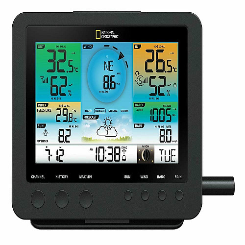 Метеостанция National Geographic WIFI Color Weather Center 7-in-1 Sensor (9080600)