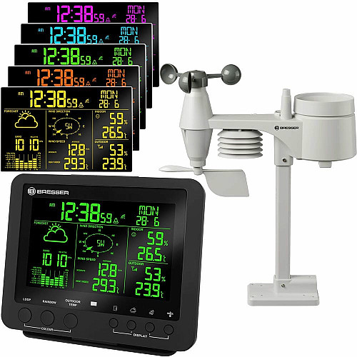 Метеостанция Bresser Weather Center 5-in-1 256 цвет Professional Black (7002520CM3000)