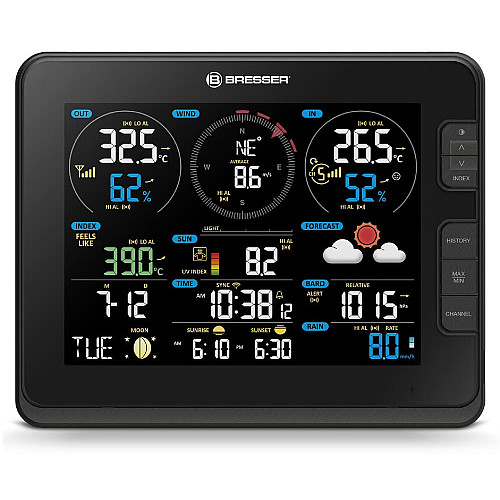 Метеостанция Bresser Professional WIFI Weather Centre 7in1 (WSX3001CM3LC2)