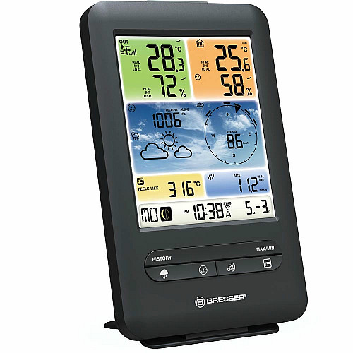 Метеостанція Bresser Weather Center 5-in-1 V WIFI Professional colour (7002585)
