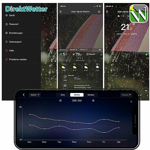 Метеостанція Technoline DirektWetter WD2000 Silver (WD2000)