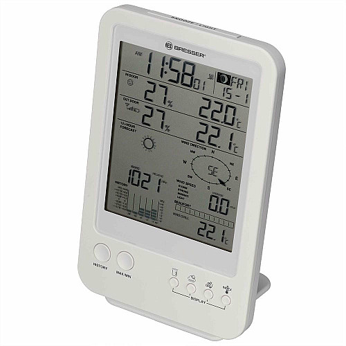 Метеостанция Bresser Weather Center 5-in-1 White (7002511)