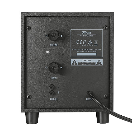 Акустична система Trust Avora 2.1, USB/AUX, чорний