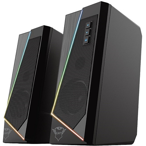 Акустическая система Trust GXT 609 Zoxa 2.0, USB/AUX, RGB, черный