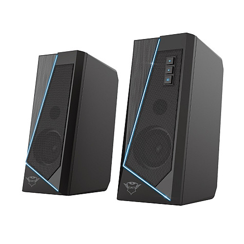 Акустическая система Trust GXT 609 Zoxa 2.0, USB/AUX, RGB, черный