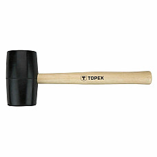 Киянка гумова TOPEX 450г 58мм руків'я дерев'яне