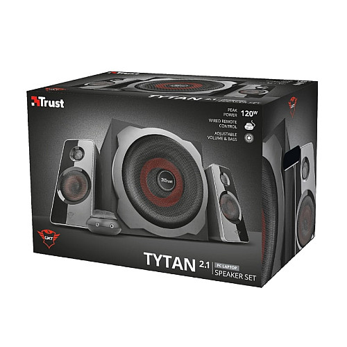 Акустична система (Колонки) Trust 2.1 GXT 38 Tytan Ultimate Bass Speaker Set BLACK