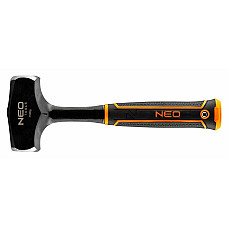 Молоток кувалда Neo Tools 1500г 28см монолітна сталева конструкція руків'я двокомпонентне