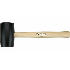 Киянка гумова Neo Tools 900г 72мм руків'я дерев'яне