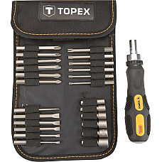 Біти TOPEX, набір 26шт, 1/4