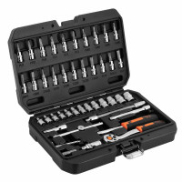 Набір інструментів Neo Tools, набір торцевих головок, 46шт, 1/4