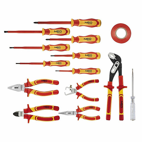Набір інструментів Neo Tools, 13шт, для електрика 1000В, CrV та S2
