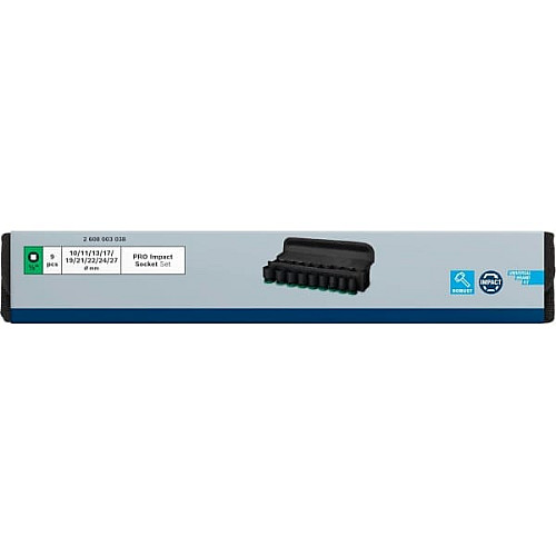 Набір ударних торцевих головок Bosch Professional Standart 9шт 1/2