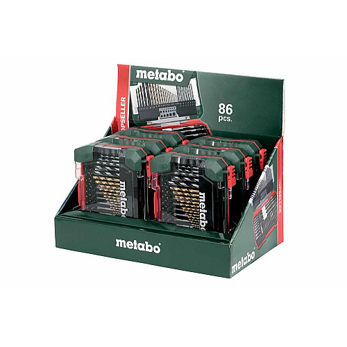 Набор принадлежностей Metabo Promotion, 86 единиц