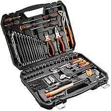 Набір інструментів Neo Tools, 143шт, універсальний, CrV та S2