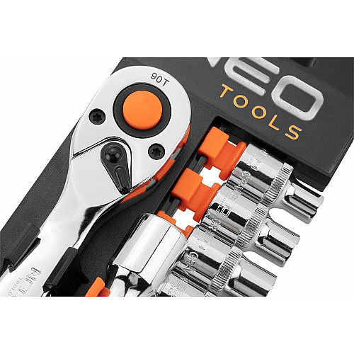 Набор торцевых головок Neo Tools, 14шт, 1/4