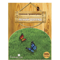 Газонна трава низькоросла Легкий догляд Сімейний сад  400 г