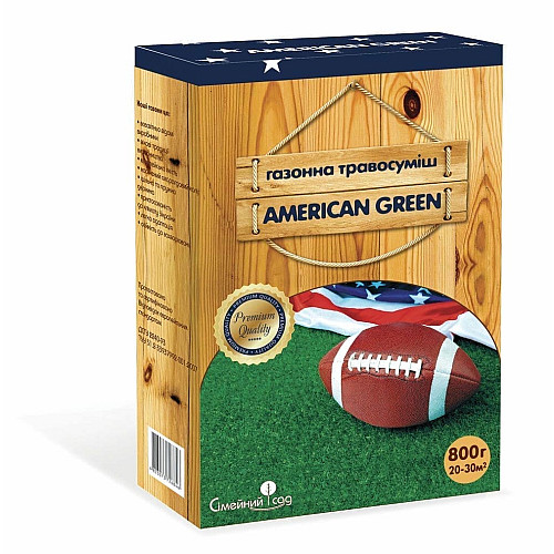 Газонна трава універсальна American Green Сімейний сад 800 г