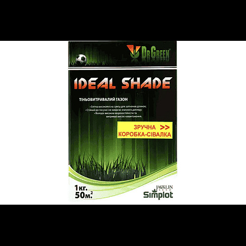 Газонна трава Тіньовитривала Ideal Shade Dr. Green Jacklin Seed 1 кг