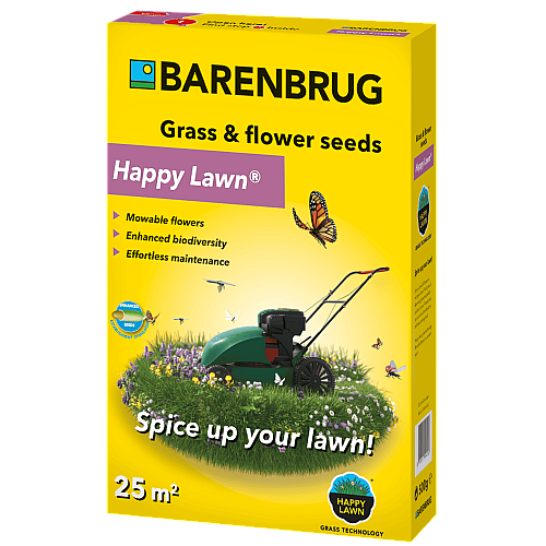 Мавританский газон Happy Lawn семена газонных трав и цветов Barenbrug / Баренбруг 0.5 кг