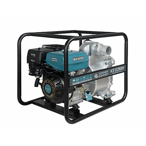 Мотопомпа бензинова Konner&Sohnen KS 80MW 1000л/хв 9.0к.с 60кг