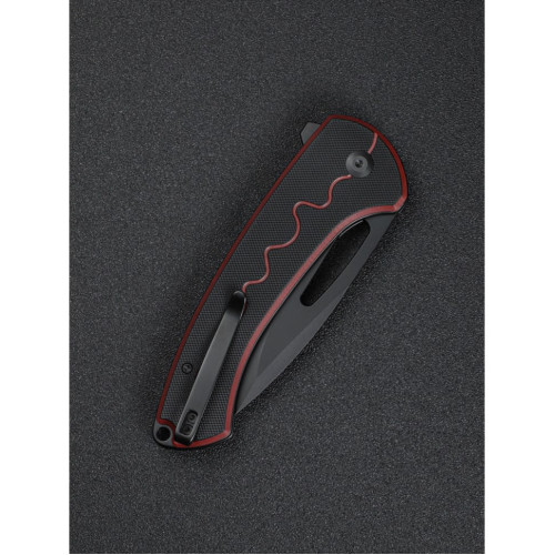 Ніж складаний Sencut Squiggy Burgundy/Black S24082A-3
