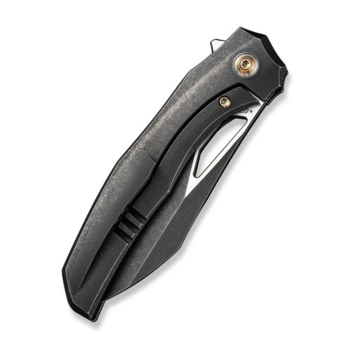Ніж складаний туристичний WE Knife Ignio Mystery Box, (8.4 см) CPM 20CV / титан 6AL4V чорний